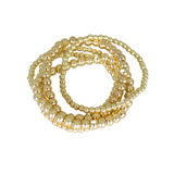 Gold Tone Bubble Bracelets