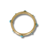 Cobra Bracelet with Semi Precious Stone (Turquoise- Full)