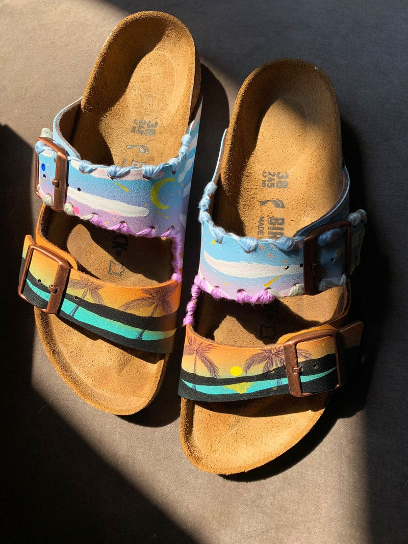 Sunrise Birkenstocks