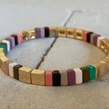 Gold Coast Square Single Bracelet