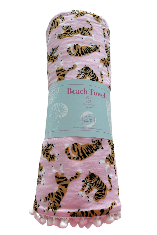 Pink Leopard Towel