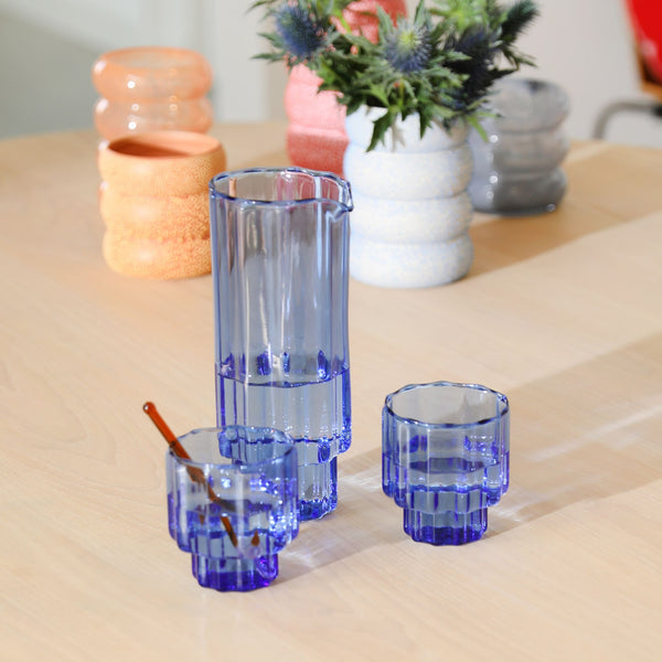 Bloom Blue Carafe